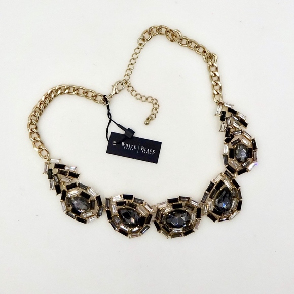 White House Black Market Jewelry - WHBM Rhinestone Statement Necklace NWT